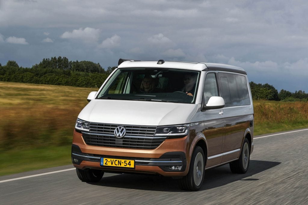Actie foto volkswagen california