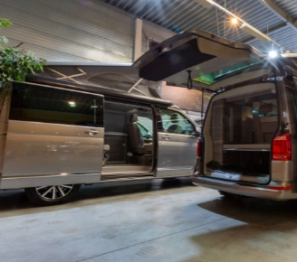 verschillende modellen van campers